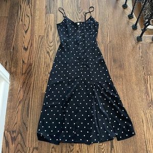 Polka dot maxi dress worn once